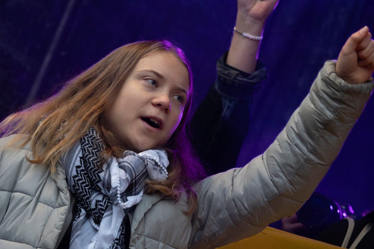 Greta Thunberg's Amsterdam Speech Interrupted by Pro-Palestinian Protestors